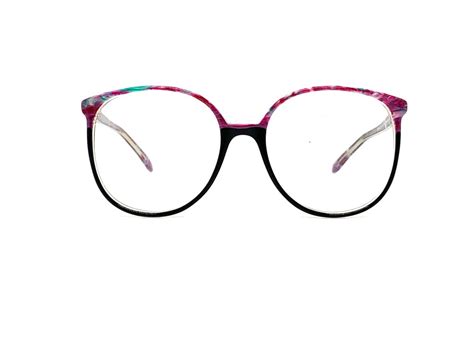 80s Round Eyeglasses New Old Stock Big 80s Oversized Multi Colored Glasses Frames Pretty