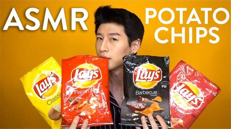 Asmr 4 Flavors Lays Potato Chips No Talking Extreme Crunchy Eating