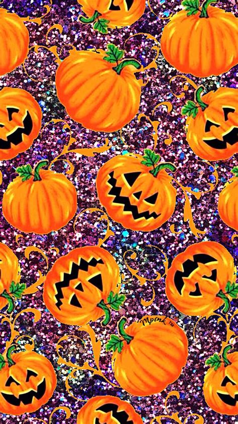 Cute Pumpkins Wallpaper Iphoneandroid Wallpaper Pattern Halloween