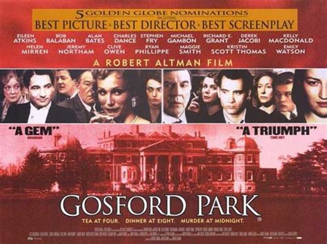Gosford Park Movie Poster Print 11 X 17 Item Movgd0922 Posterazzi