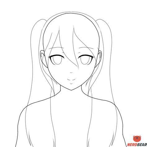 How To Draw Anime Girl Hair Step By Step For Beginners