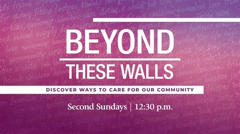 Beyond These Walls Stonebriar Community Church