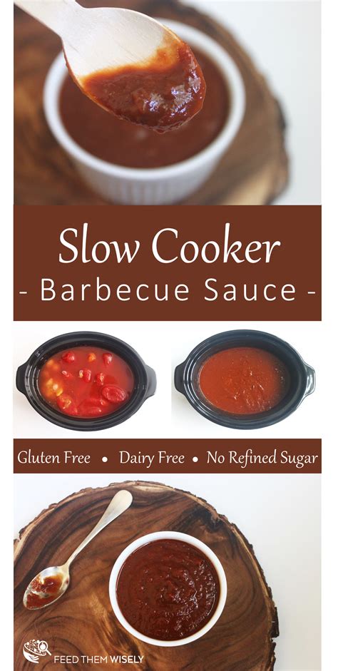 Slow Cooker Barbecue Sauce {Refined Sugar Free} | Recipe | Honey barbecue, Barbecue sauce, Honey ...