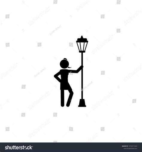 Lantern Prostitute Icon Element Prostitution Illustration Vector De Stock Libre De Regalías
