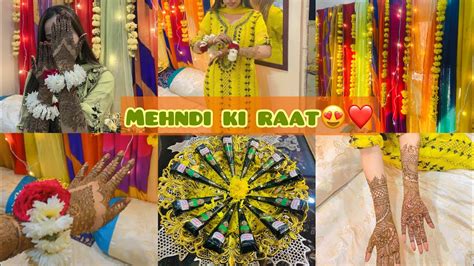 Mehndi Decoration At Home😍sbne Kiya Khub Dance Ghar Ke Dupatta Se Kiya Decoration The Best