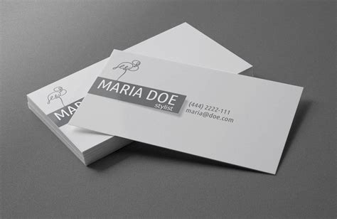 Personal Stylist Business Cards Free Template By Borcemarkoski On