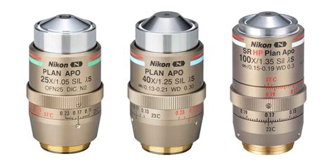 Silicone Immersion Series Optics Nikon Microscope Products Nikon