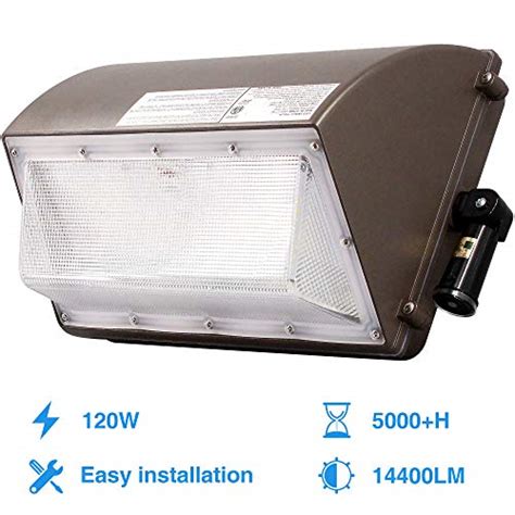 120w Led Wall Pack With Dusk To Dawn Photocellip65 Waterproof Outdoor