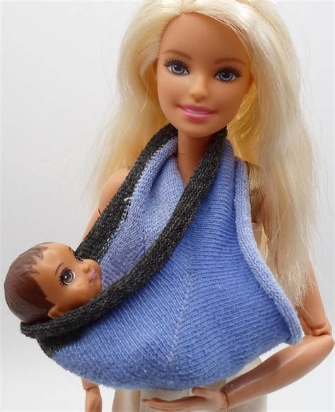 Diy Barbie Blog Sling Baby Carrier For Barbie From Recycled Stray