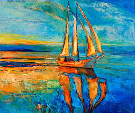 Sail Ship By Ivailo Nikolov Painting By Boyan Dimitrov