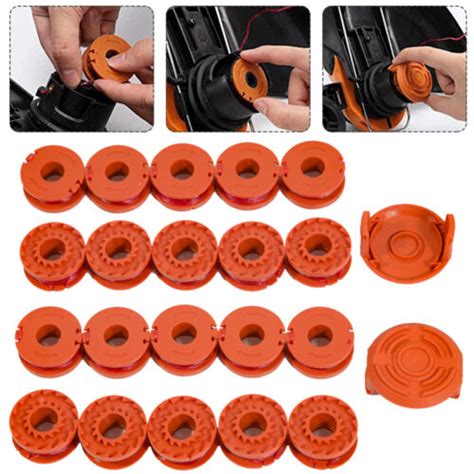 Pack Worx Wa Replacement Spool Line For Grass Trimmer Edger Ft