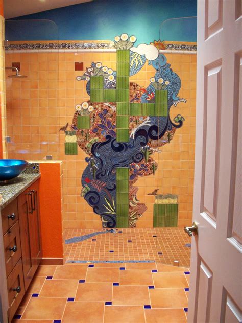 Mosaic Tile Designs For Shower Design Corral