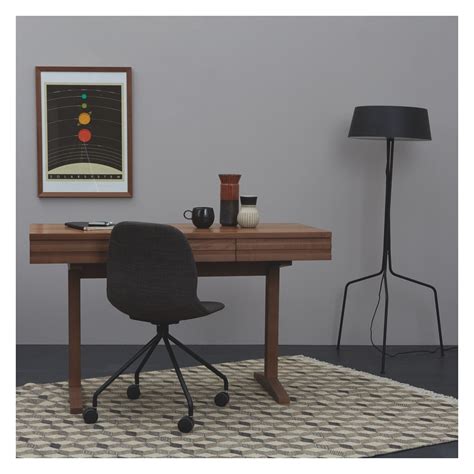 Buy 3 Drawer Teak Desk With Pedestal Legs Online Teaklab