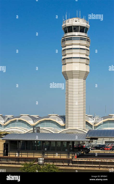 The Control Tower Ronald Reagan National Airport Near Washington Dc