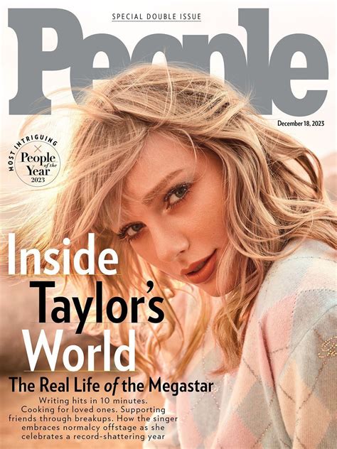 Taylor Swift For People Magazine Most Intriguing People Of The Year