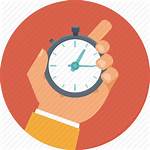 Icon Management Clock Flat Round Stopwatch Saving