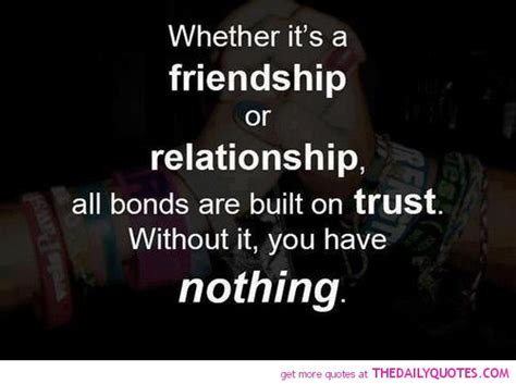 Quotes About Friendship And Trust Quotesgram