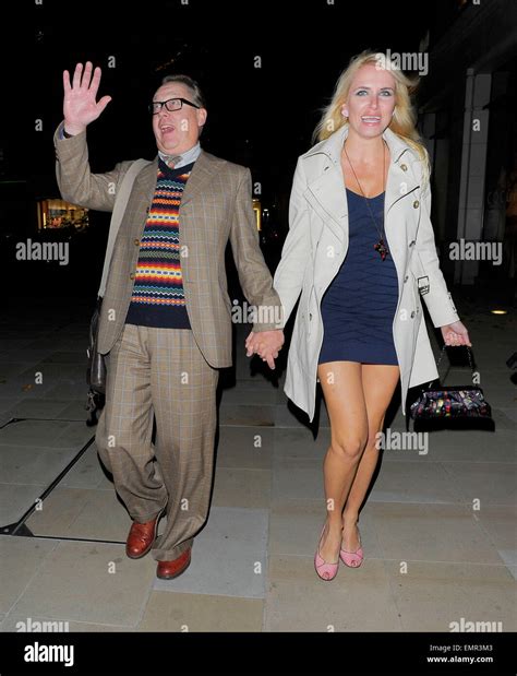 07october2010 London Vic Reeves And Wife Nancy Sorrel Attend The