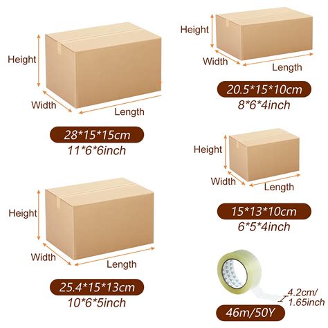 Packaging Box Dimensions Ubicaciondepersonascdmxgobmx