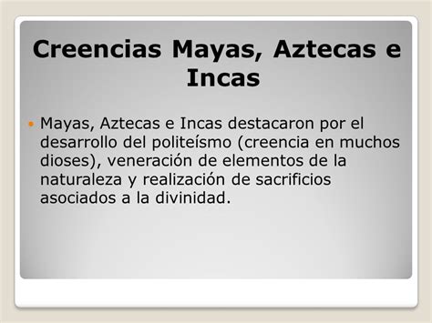 Cuadro Comparativo Entre Mayas Incas Y Aztecas Kulturaupice