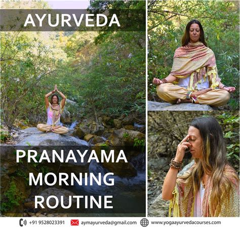 Pranayama Morning Routine Aym Ayurveda School Ayurveda Treatment Ayurvedic Therapy