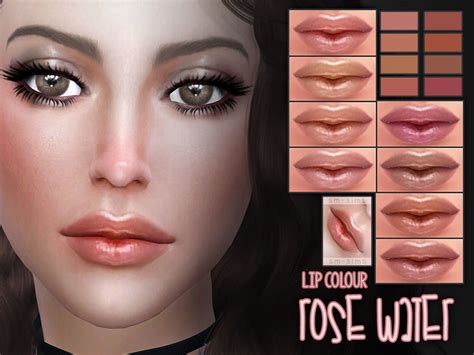 Sm Lipstick Lip Color Makeup The Sims 4 P1 Sims4 Clove Share Asia