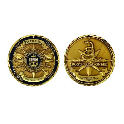 Us Navy Usn Congratulations Chief Selectee Nex Challenge Coin B3 Gi