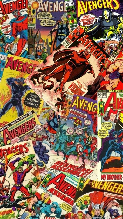 Avengers Covers Marvel Comics Wallpaper Marvel Comics Vintage