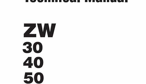 Download Hitachi Loader ZW30/40/50 Technical Manual PDF