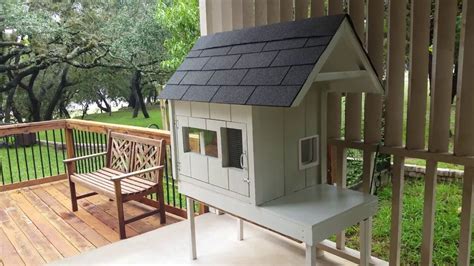 Cat house may also refer to: Built Feral Cat House - Holds 4 - Winter Shelter - How To ...
