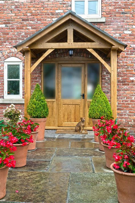 Porches and canopies look wonderful and provide protection from the changeable british weather. REDWOOD PORCH FRONT DOOR CANOPY HANDMADE IN SHROPSHIRE ...
