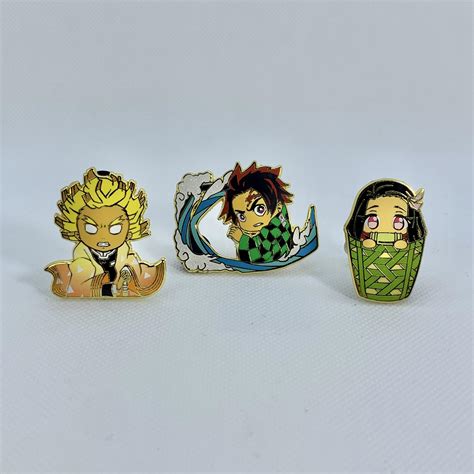 Demon Slayer Pins Perfect Ts For Demon Slayer Fans This Christmas 🎄