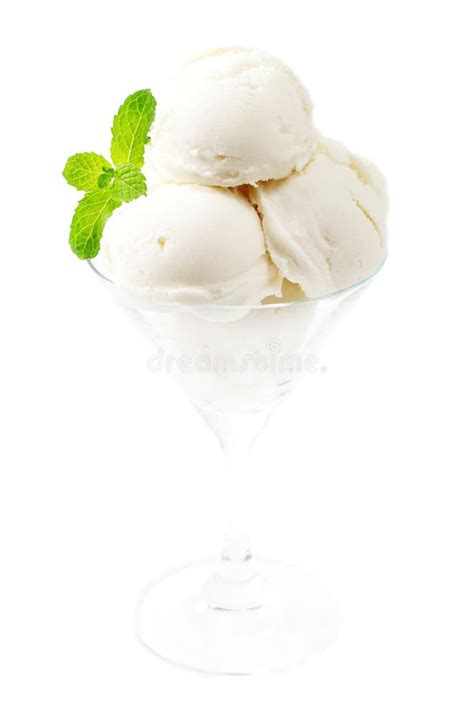 Coconut Ice Cream Stock Photo Image Of Cold Melting 34343970