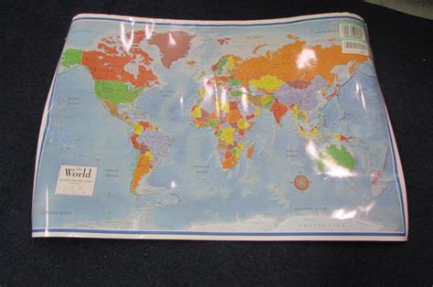 Lot Detail X World Classic Premier Wall Map Poster Laminated