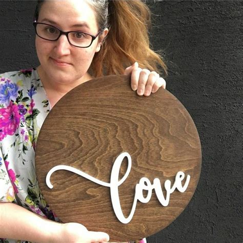 Home Decor All You Need Is Love Custom Wooden Signs Personalized