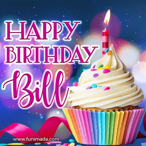 Happy Birthday Bill Lovely Animated 