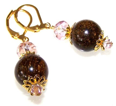 Golden Sophistication Earrings Beaded Jewelry Making Kit