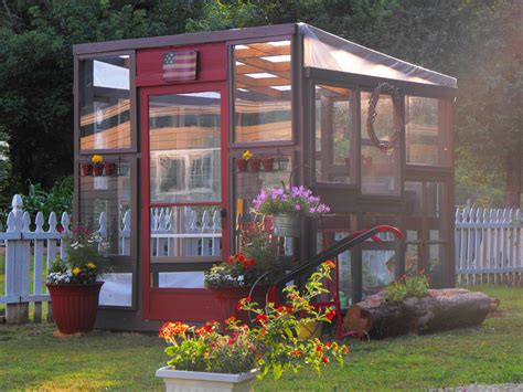 My Friend Hopes Greenhouse That She Built Out Of Recycled Windows One