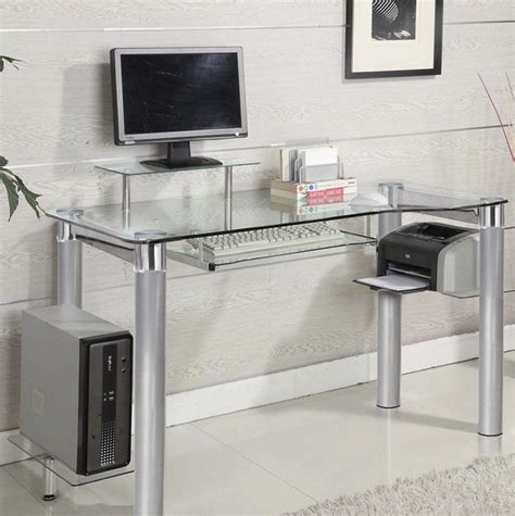 We did not find results for: Modern Desktop Computer Desk Clear Glass Table Small ...