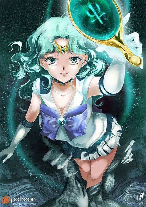 Beautiful Sailor Neptune By Pillara Sailor Chibi Moon Sailor Neptune Sailor Moon Character