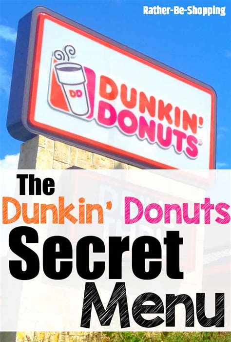Dunkin Donuts Secret Menu Items Oct 2023 Secretmenus