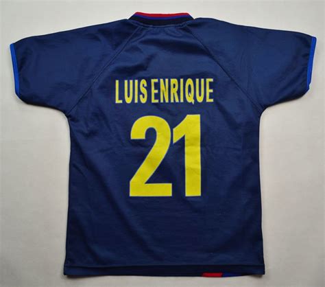 He came off whatsapp because he did not want to share his feelings with many, but kept in contact with the spanish football federation throughout. 2002-04 FC BARCELONA *LUIS ENRIQUE* SHIRT S. BOYS Football ...