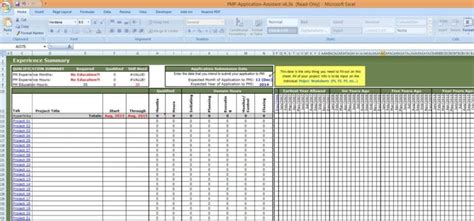 Microsoft Excel Project Template —