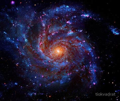 The Pinwheel Galaxy In The Constellation Of Ursa Major Is A Bright