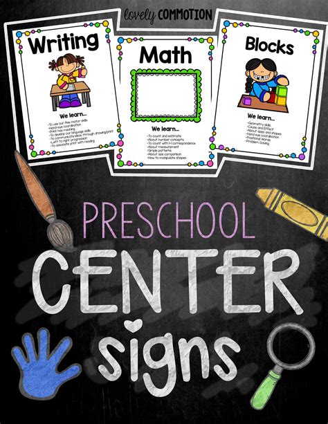 Play Based Preschool Center Signs Preschool Centers Preschool Center