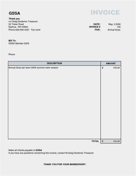 Blank Word Invoice Template Free Words Templates Invoice Template Ms