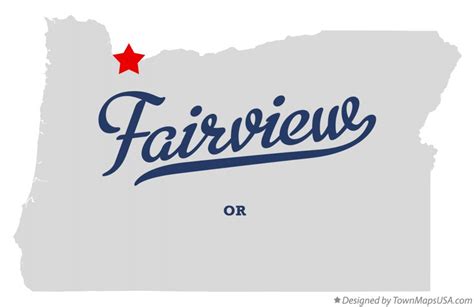 Map Of Fairview Or Oregon