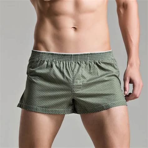 men s underwear loose leisure shorts cotton comfortable men boxer shorts fashion plaid boxers