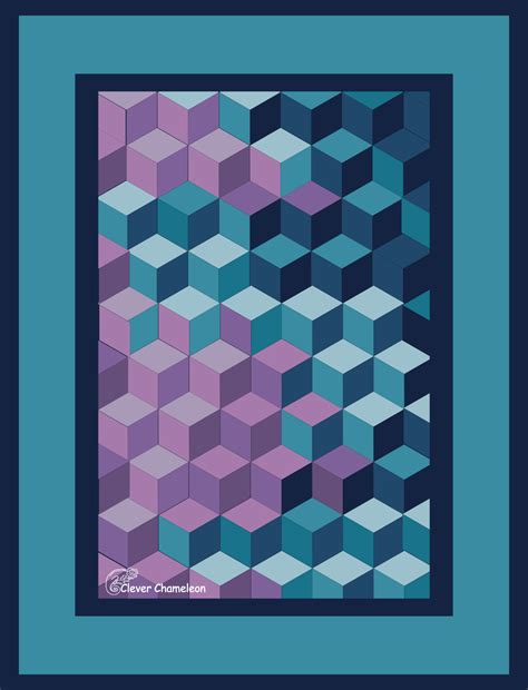 Colour Inspiration Tuesday Jewel Tone Triangles Clever Chameleon