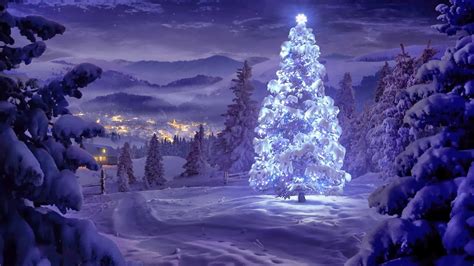 Download Christmas Tree Snow Wallpapertip